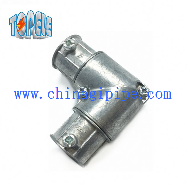 EMT To EMT Capped Corner Coupling EMT Inside 90 Corner Pull Elbow with Screw Type