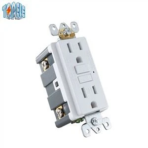 15แอมป์ 20 แอมป์ GFCI พร้อมไฟ LED ตัวบ่งชี้