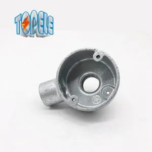 ขั้วเหล็กอ่อนและกล่องเต้าเสียบด้านหลัง