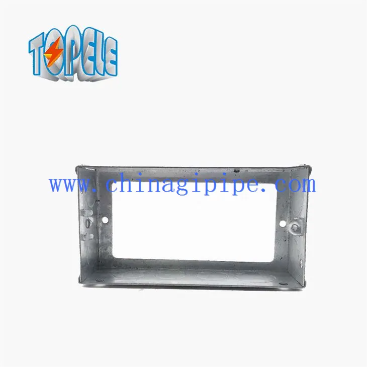 สวิตช์แก๊งสองตัวและกล่องซ็อกเก็ตกล่องไฟฟ้าและฝาครอบ